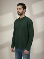 Dark Green Kurta - Image 3