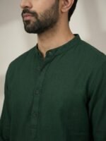 Dark Green Kurta - Image 5