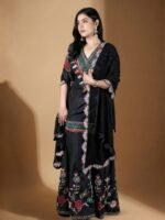 Black Embroidered Set