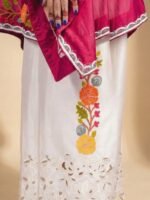 Embroidered Kaftan Pant Set - Image 4