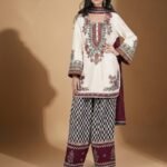 Embroidered Printed Set