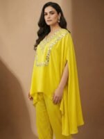 Yellow Mirror Kaftan Set - Image 2