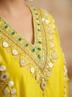 Yellow Mirror Kaftan Set - Image 5