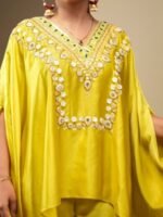 Yellow Mirror Kaftan Set - Image 3